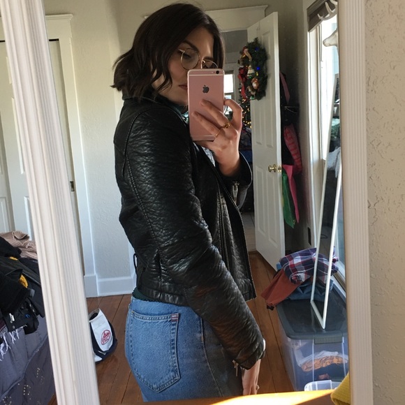 Forever 21 Faux Leather Jacket - Picture 3 of 7